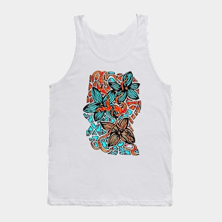 Art flowers Tank Top